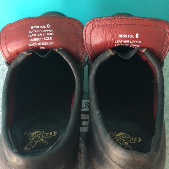 Freebird by Steven Bristol Black Distressed Leather Loafer Shoes. NWT. - Picture 11 of 11